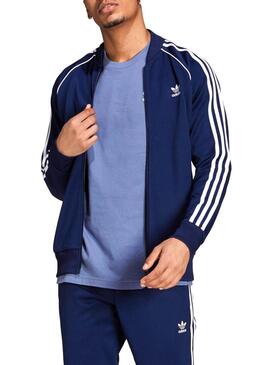 Giacca Adidas Adicolor Classics Sst Blu Uomo