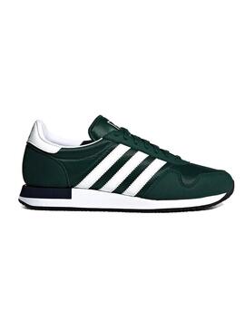 Sneaker Adidas Usa 84 Verde per Uomo