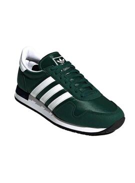 Sneaker Adidas Usa 84 Verde per Uomo