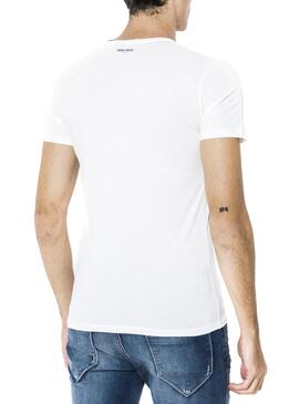 T- Shirt Antony Morato MANICA Bianco 