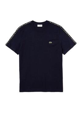 T-Shirt Lacoste Blu Navy per Uomo