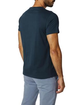 T-Shirt El Pulpo Letras Towel Fifty Blu Navy Uomo