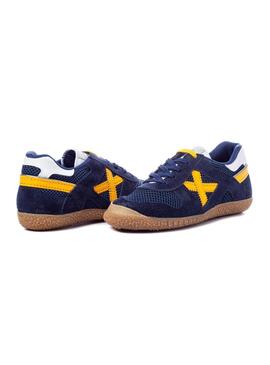 Scarpa Munich Mini Goal 1428 Blu Navy Bambino