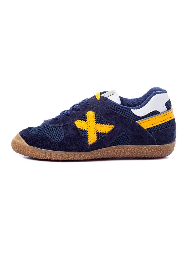 Scarpa Munich Mini Goal 1428 Blu Navy Bambino