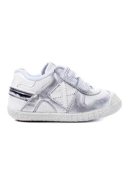 Scarpa Munich Baby Goal VCO 1431 Silver Bambina