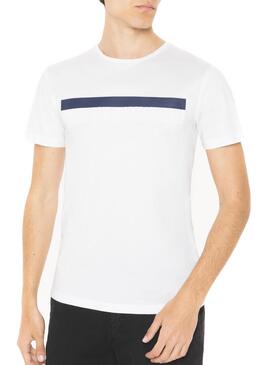 T- Shirt Antony Morato Stampa Bianco