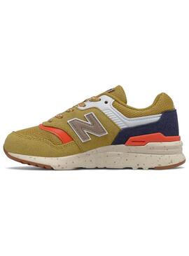 Sneaker New Balance 997H Senape per Bambino