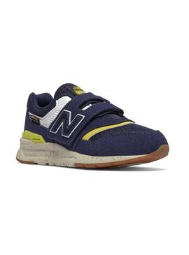 Sneaker New Balance 997H Velcro Blu Blu Navy