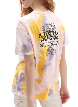 T-Shirt Vans Wm Mascy Grunge Multicolor Donna