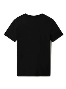 T-Shirt Napapijri Samix Nero per Uomo