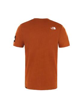 T-Shirt The North Face Fine Orange Man