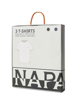 Pack 3 T-Shirts Napapijri Salisthree per Uomo