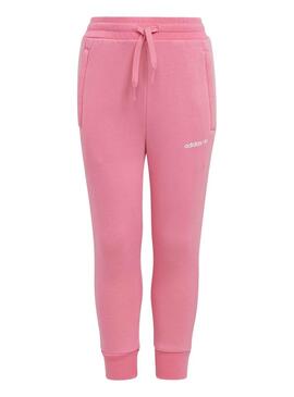 Tuta sportiva Adidas Crew Adicolor Rosa per Bambina