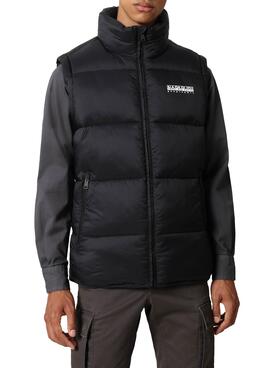 Gilet Napapijri A-Suomi V Nero per Uomo