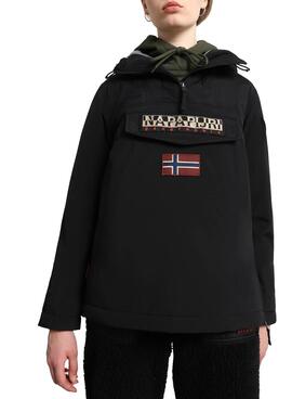 Giacca Napapijri Rainforest Nero per Donna