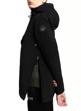 Giacca Napapijri Rainforest Nero per Donna