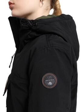 Giacca Napapijri Rainforest Nero per Donna