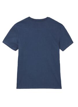T-Shirt Diesel Jake Blu per Uomo