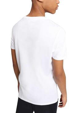 T-Shirt Napapijri Salis Basic Bianco per Bambino