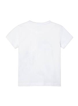 T-Shirt Mayoral Ready Bianco per Bambina