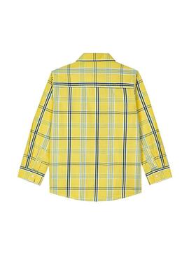 Camicia Mayoral scacchi Giallo per Bambino