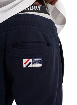 Pantaloni Tuta sportiva Superdry Codice Essential Blu Navy