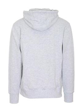 Felpa Superdry Codice Essenziale Grigio Uomo