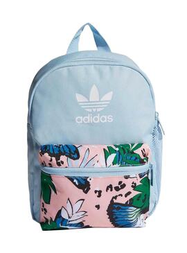 Zaino Adidas Blu Flower Print per Kids