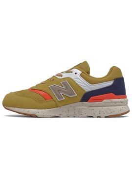 Sneaker New Balance 977H Senape per Bambini