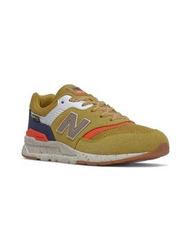 Sneaker New Balance 977H Senape per Bambini