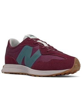 Sneaker New Balance 327 Granata per Bambini