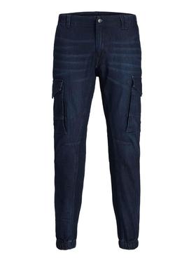 Jeans Cargo Jack And Jones Blu Uomo