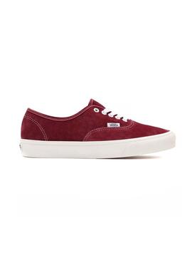 Sneaker Vans Authentic Granata Pelle Per Donna