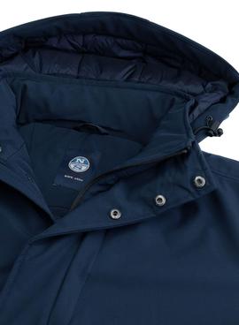 Parka North Sails Varberg Blu per Uomo