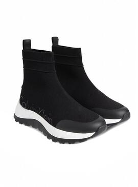 Sneaker Calvin Klein Stivaletto Nero Per Donna