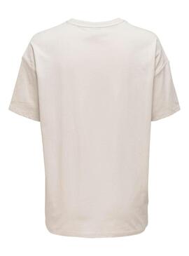 T-Shirt Only Disney Life Minnie oversize Bianco