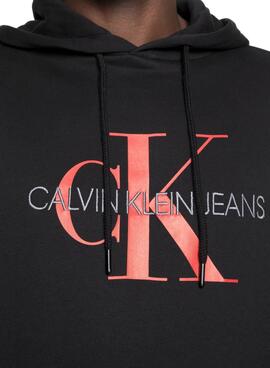 Felpa Calvin Klein Stagionale Jumpsuitgram Nero