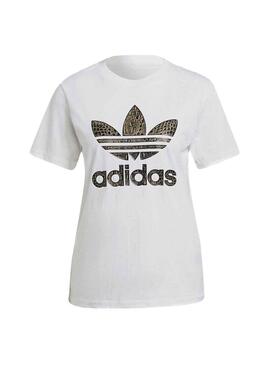 T-Shirt Adidas Sstampata Bianco per Donna