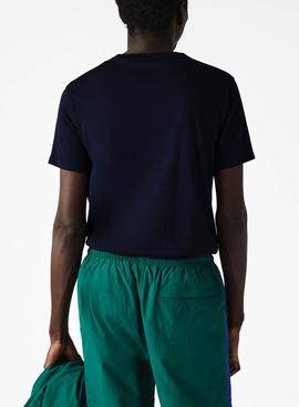 T-Shirt Lacoste TH6709 Blu Navy