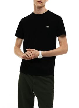 T-Shirt Lacoste TH6709 Nero per Uomo