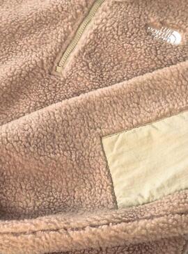 Felpa The North Face Sherpa Marrone Donna