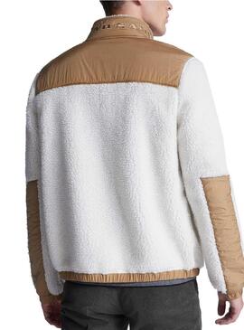 Giacca North Sails Fleece Bianco per Uomo