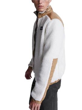 Giacca North Sails Fleece Bianco per Uomo