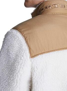 Giacca North Sails Fleece Bianco per Uomo