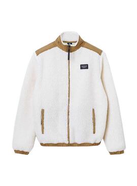Giacca North Sails Fleece Bianco per Uomo
