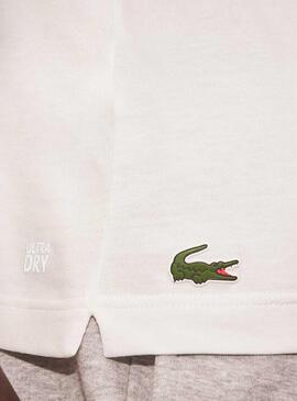 T-Shirt Lacoste Novak Djokovic Bianco per Uomo