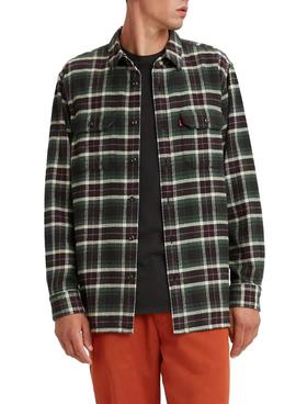 Camicia Levis Jackson Worker Wadena Quadri Unisex