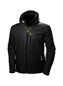 Giubbotto Helly Hansen Crew Midlayer Hooded Nero