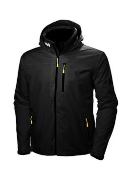 Giubbotto Helly Hansen Crew Midlayer Hooded Nero