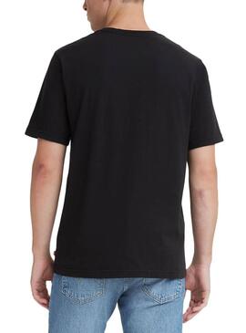 T-Shirt Levis Relaxed Nero Logo per Uomo